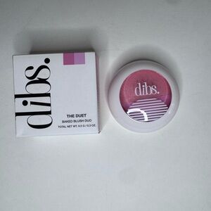 DIBS Beauty The DUET Baked Blush Duo Pink Shimmer 8.5g NIB